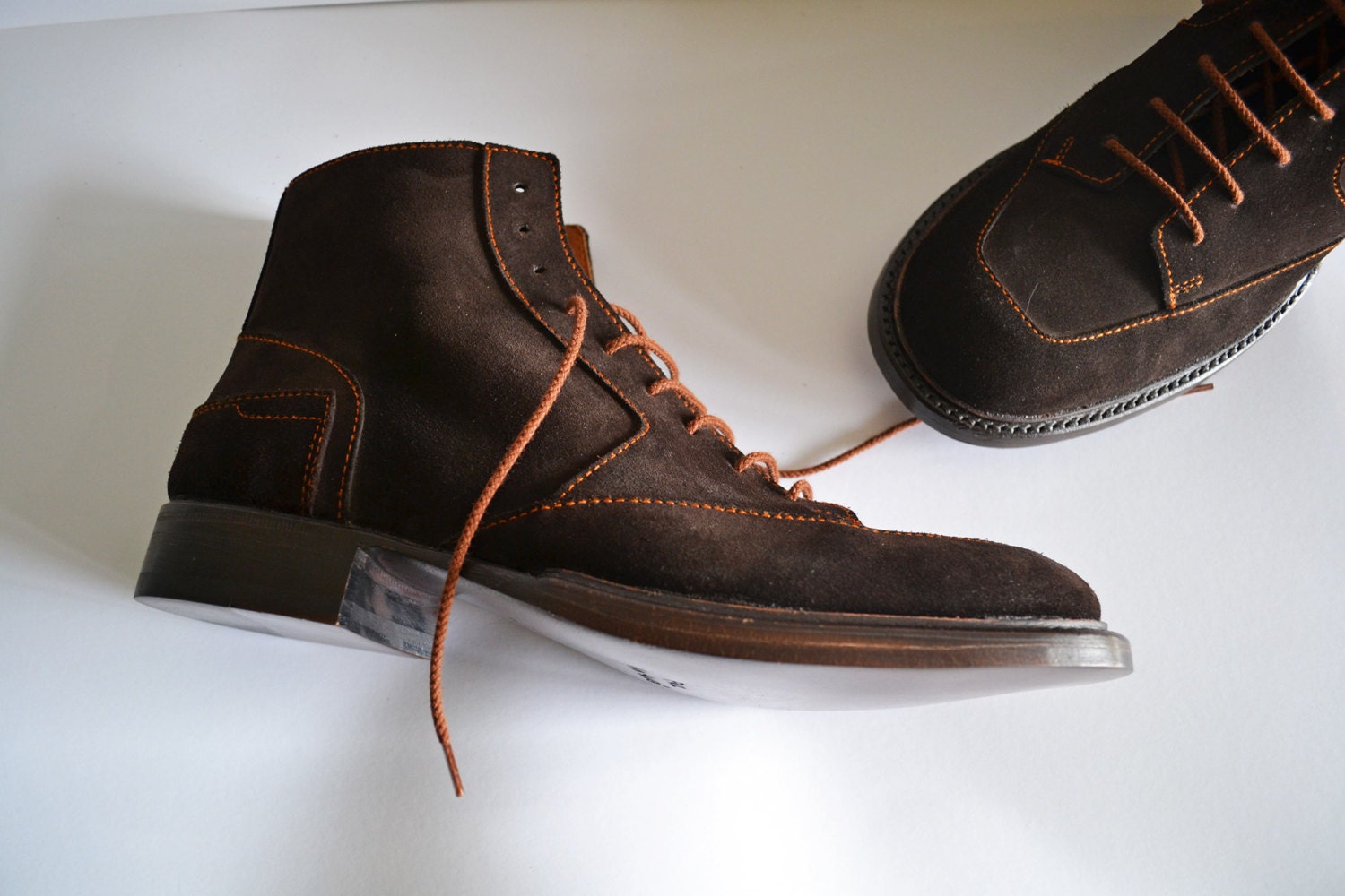 Handmade genuine Leather Classic Men Ankle Boots