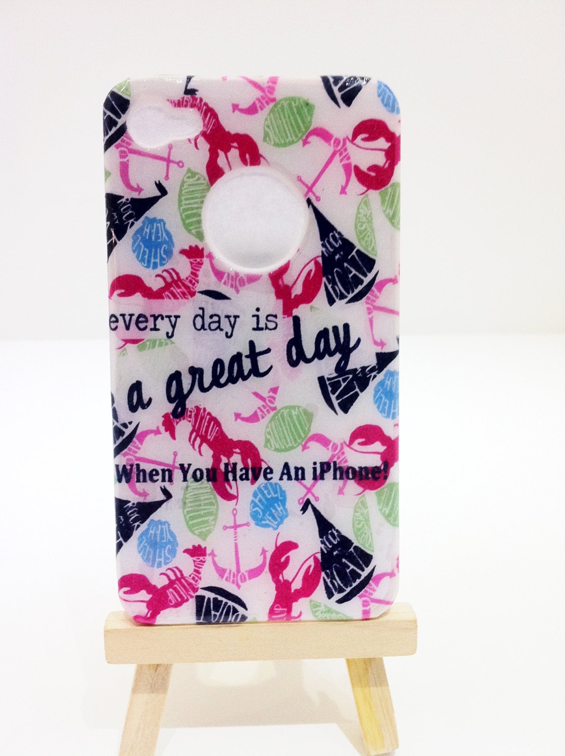 Cute Nautical iPhone 4 Case - Cell phone accessories