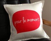 Red Decorative Pillow - Housewares and Decor / Home and Living / French Seamed Pillow