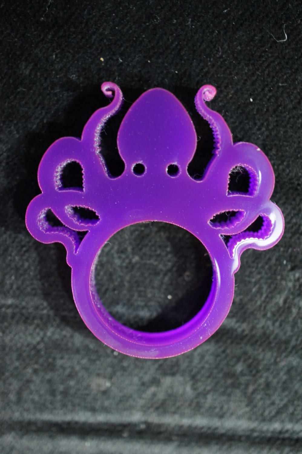 Purple Octopus Ring