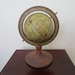 Vintage Wood World Globe