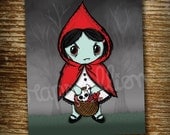 Little Dead Riding Hood Art Print 8x10
