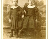 Ethereal Girls Snowy Effect Cabinet Card