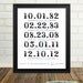 What a Difference a Day Makes Print- the original :) Tell a story about life, love and special occasions with dates and names