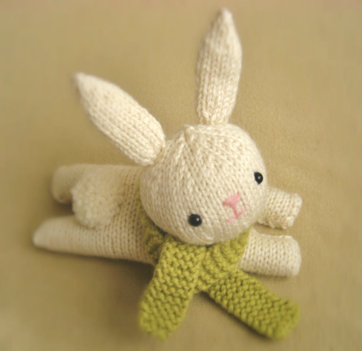 Amigurumi Pattern Knit Bunny Pattern Digital Download by AmyGaines