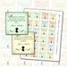 Jane Austen quotes 1.5 inch squares 38mm digital collage sheet -- INSTANT DOWNLOAD