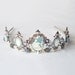 SALE - Drusilla Blue tiara - Gothic headpiece, marcasite, blue topaz, labradorite, cameo, pearls, rhinestones