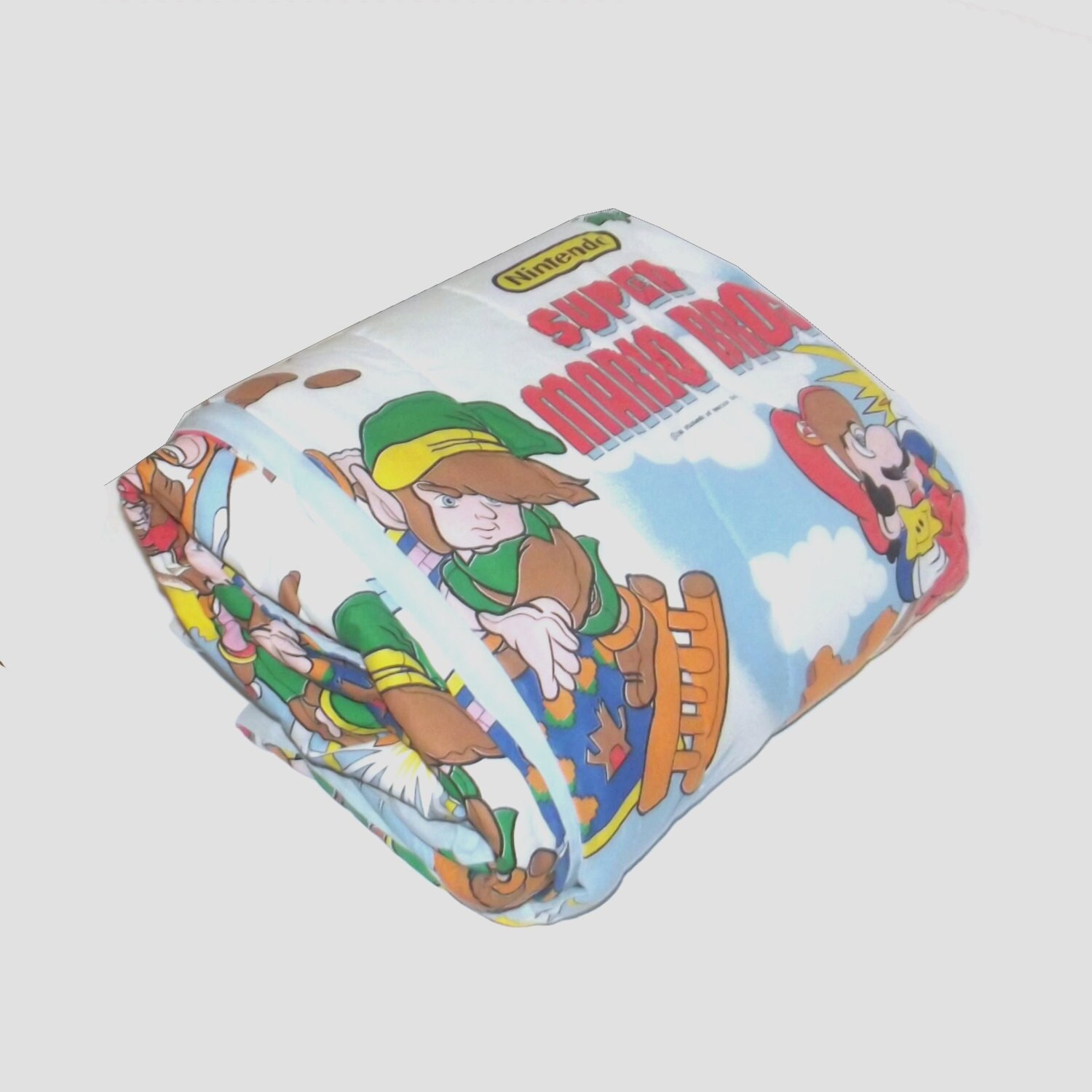 1980s Nintendo blanket / 80s bedding / Classic by nickandnessies