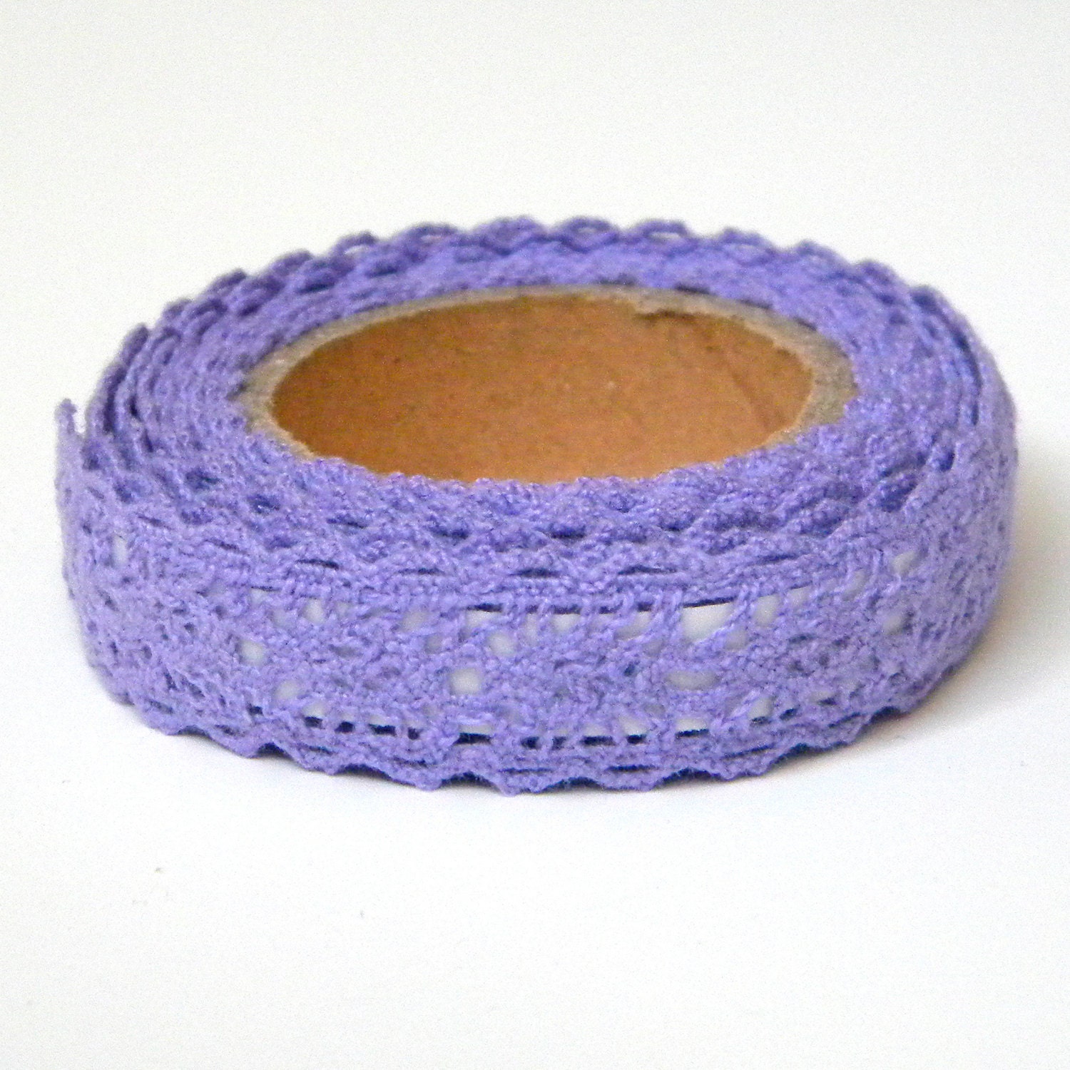 Fabric Tape - Purple Crochet Lace, Decorative Cotton Adhesive Il_570xn