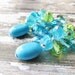 Turquoise Cluster Earrings, Aqua Blue & Green Beaded Earrings - Aqua Blue Dangles, Light Blue Earrings, Summer Jewelry