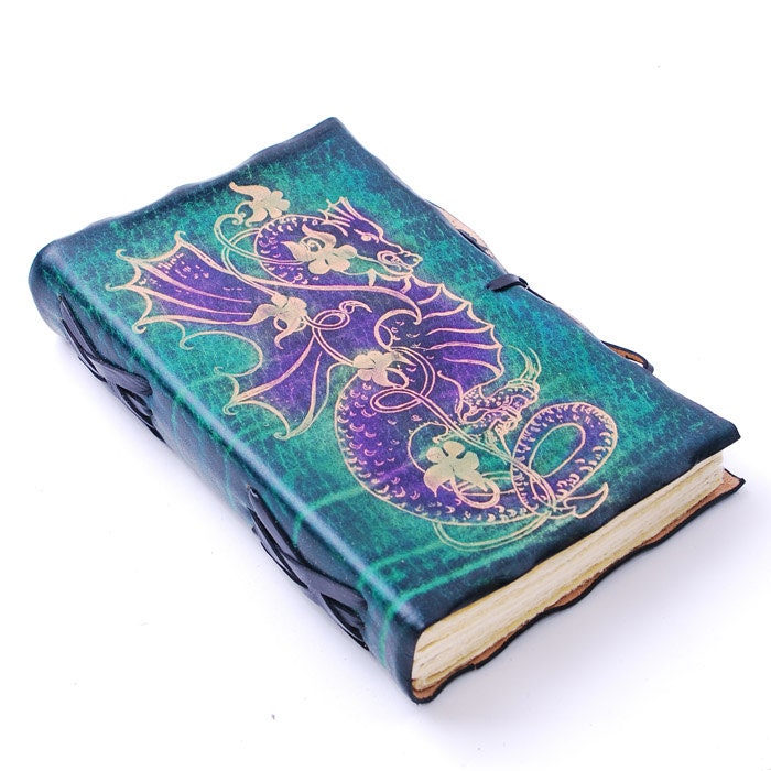 Green Dragon Leather Journal