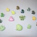15 Frog buttons, Lot 2237