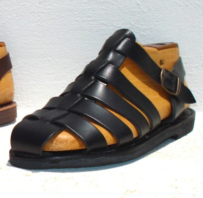 Greek handmade Roman leather sandals for men by AnaniasSandals