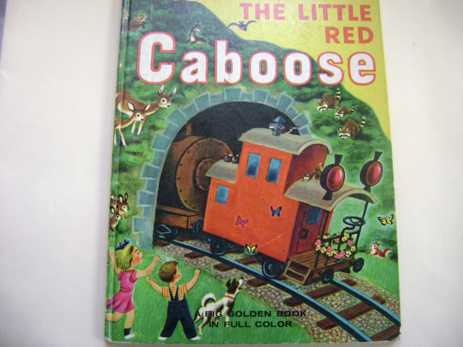 The Little Red Caboose Vintage Big Golden Book by The Little Red Caboose Vintage Big Golden Book by