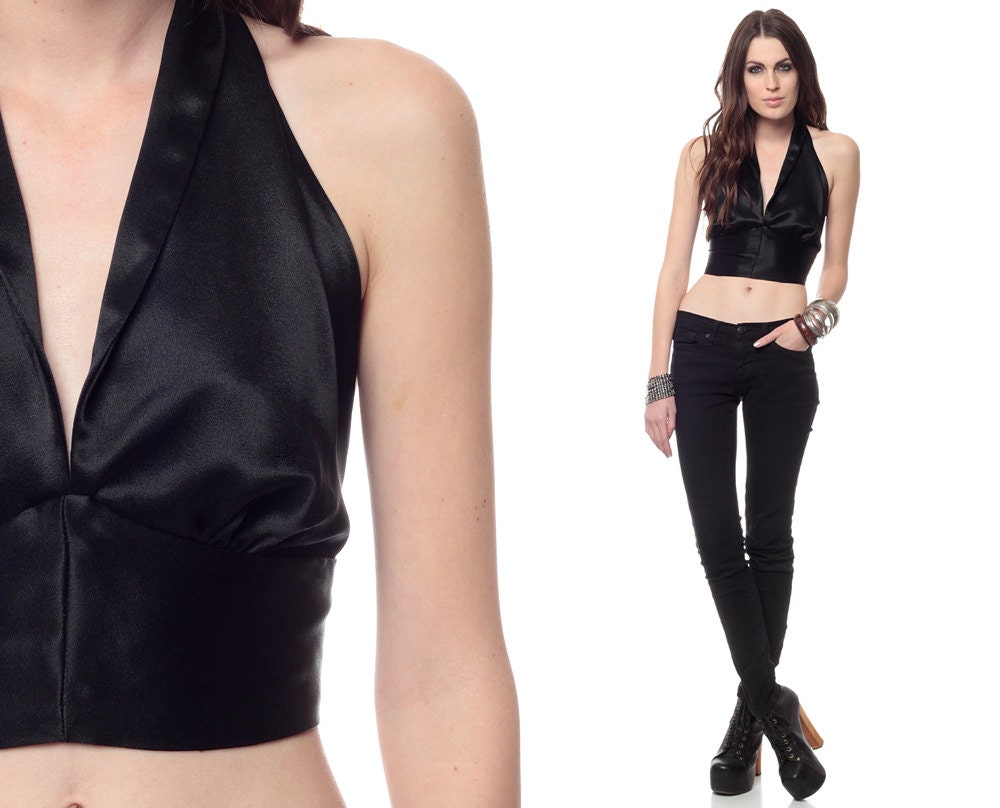 backless midriff top