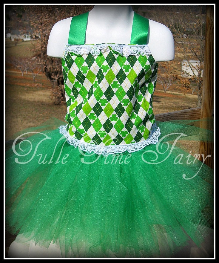 st patricks day green tutu