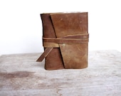 Aerie. Leather Journal - Natural - Handstitched - Writing - Rustic - odelae
