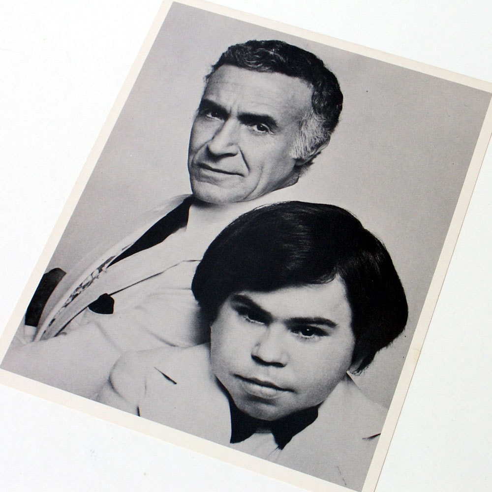 Vintage Fantasy Island Mr Roarke and Tattoo Photo by AilorsAttic