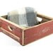 Wood Crate Wooden Box Pet Bed Reclaimed Red Barnwood Crate