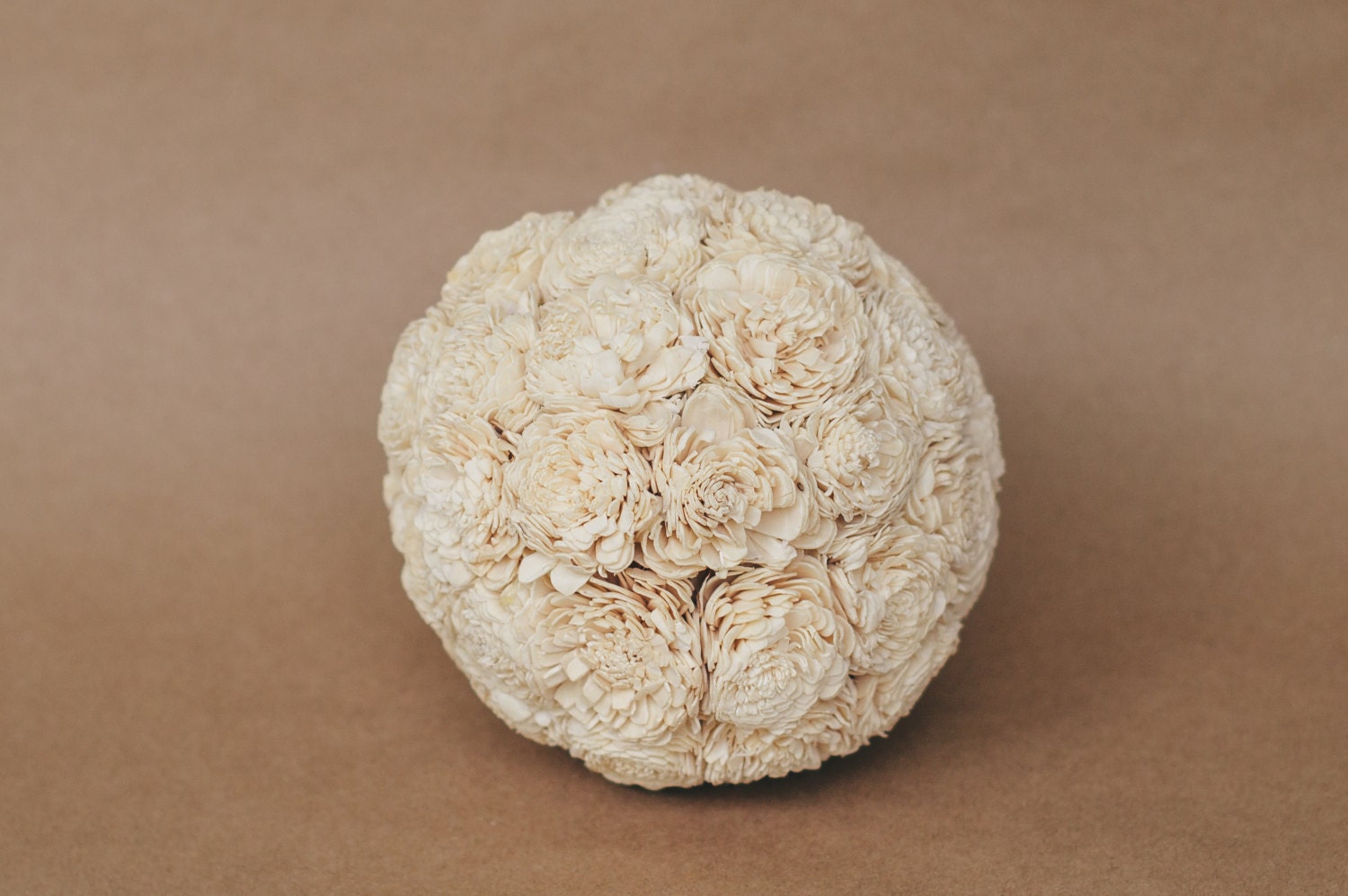 Balsa Wood Flower Ball Wedding Decor