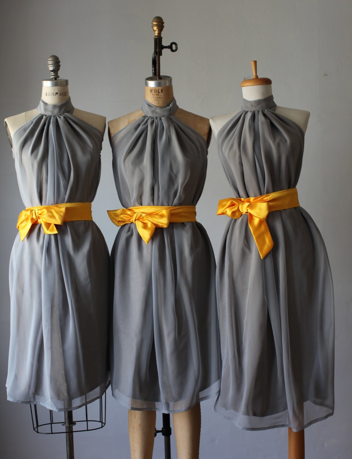 2 color combination gown