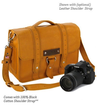 15" Sunrise Sonoma Voyager Leather Camera Bag - Made in America - CopperRiverBags