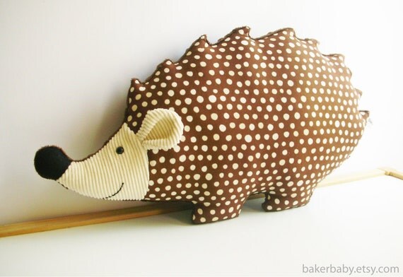 Hedgehog Nursery Woodland Nursery Decor hedgehog by bakerbaby