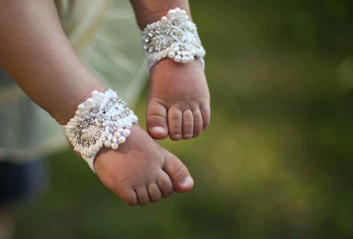 Barefoot's, Baby Shoes, Baby Sandals, Christening Shoes, Foot Jewelry ...