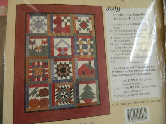 Thimbleberries BOM Kit Month By Month Pattern by lynnedowns