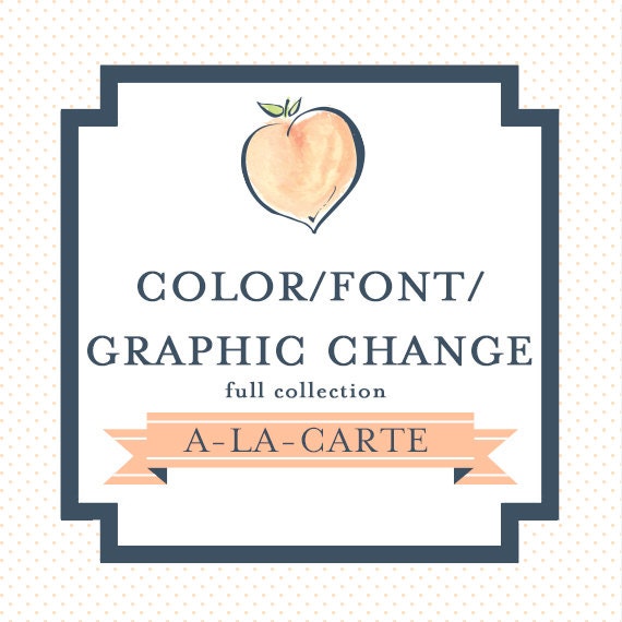 Custom Design Change - FULL COLLECTION, a la carte Il_570xn