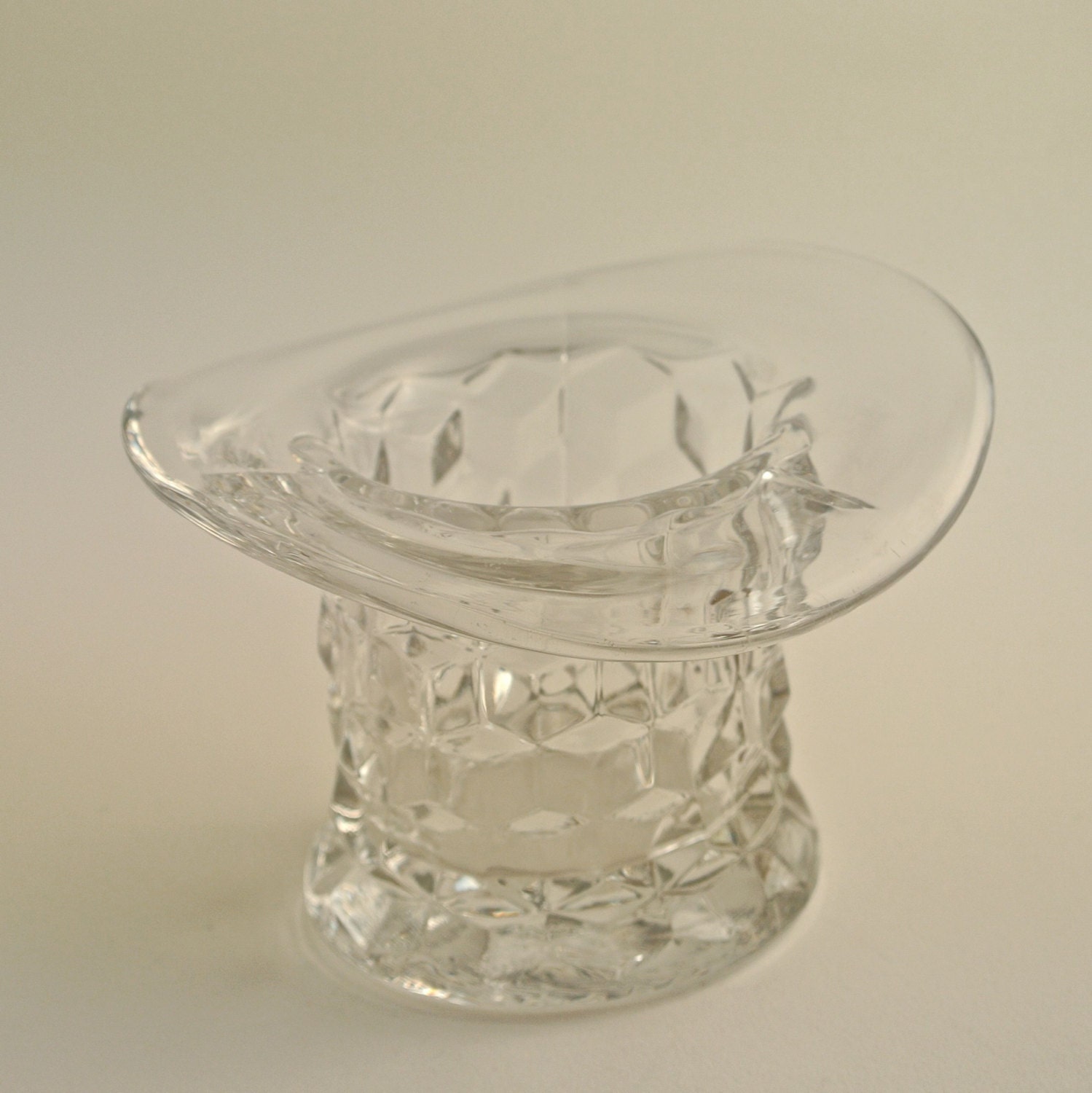 Fostoria American Glass Top Hat Toothpick Holder by HeyVera