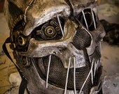No Honor skull mask, in the style of "Corvo" from the video game "Dishonored" - gryphonsegg