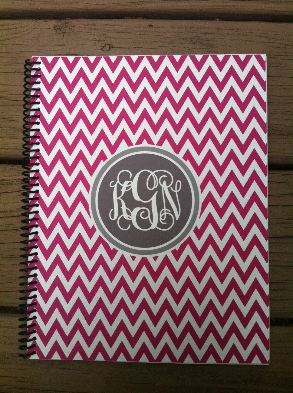 Personalized Large Spiral Notebooks