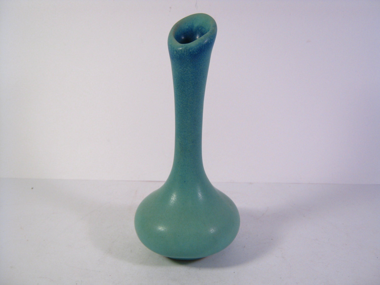 Van Briggle Ming Blue Art Pottery Bud Vase Vintage by PherdsFinds