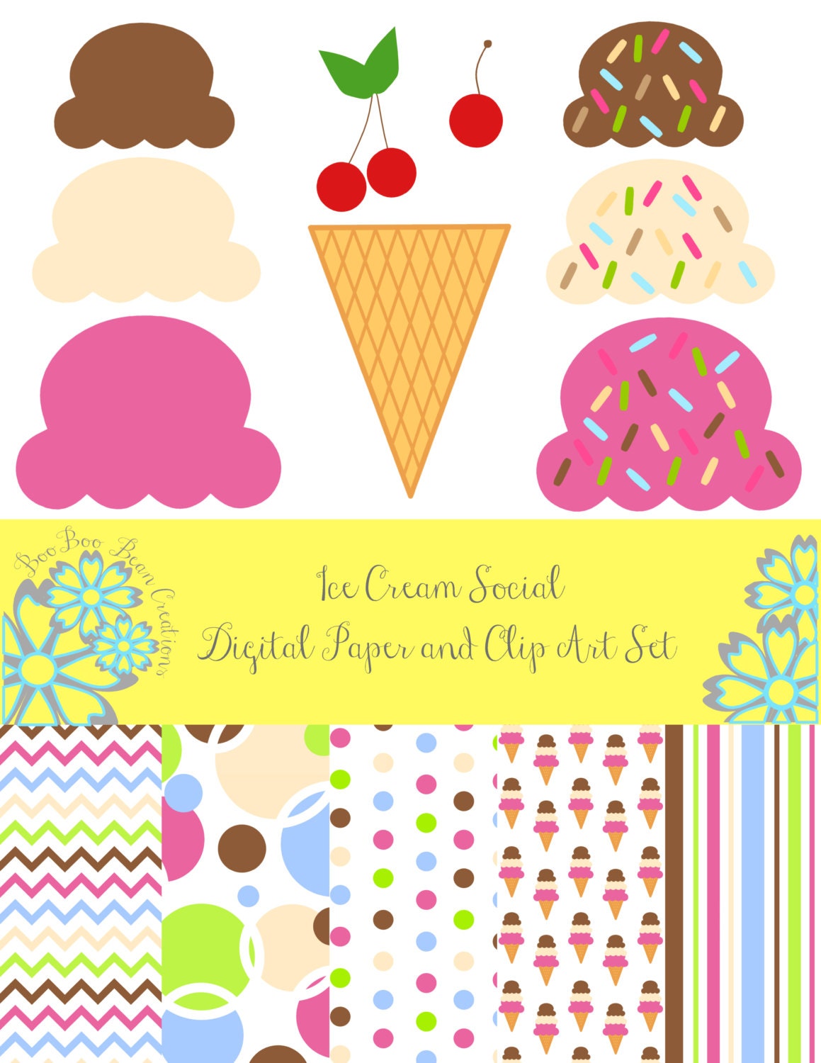 ice cream with sprinkles clipart - photo #45