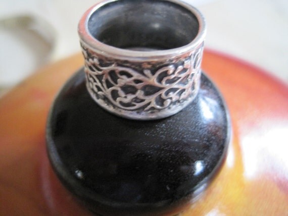 Sterling silver band ring made in Israel Sterling silver band ring made in Israel