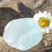 Raw Blue Topaz Crystal, Large Natural Untreated - 20.9grams - 30mm - Throat Chakra - Stone of True Love and Success in all Endeavours