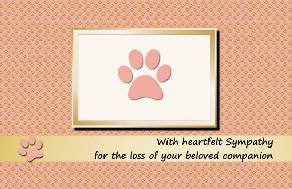 This is a photo of Lively Free Printable Pet Sympathy Cards It is an image of Lively Free Printable Pet Sympathy Cards