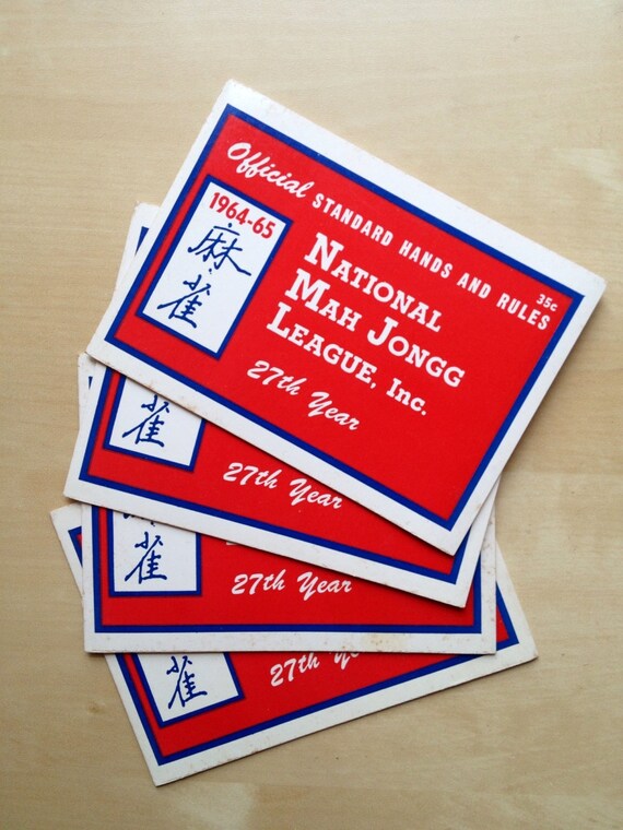 National Mah Jongg League Official Standard Hands by NotWantNeed