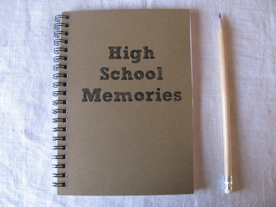 High School Memories - 5 x 7 journal