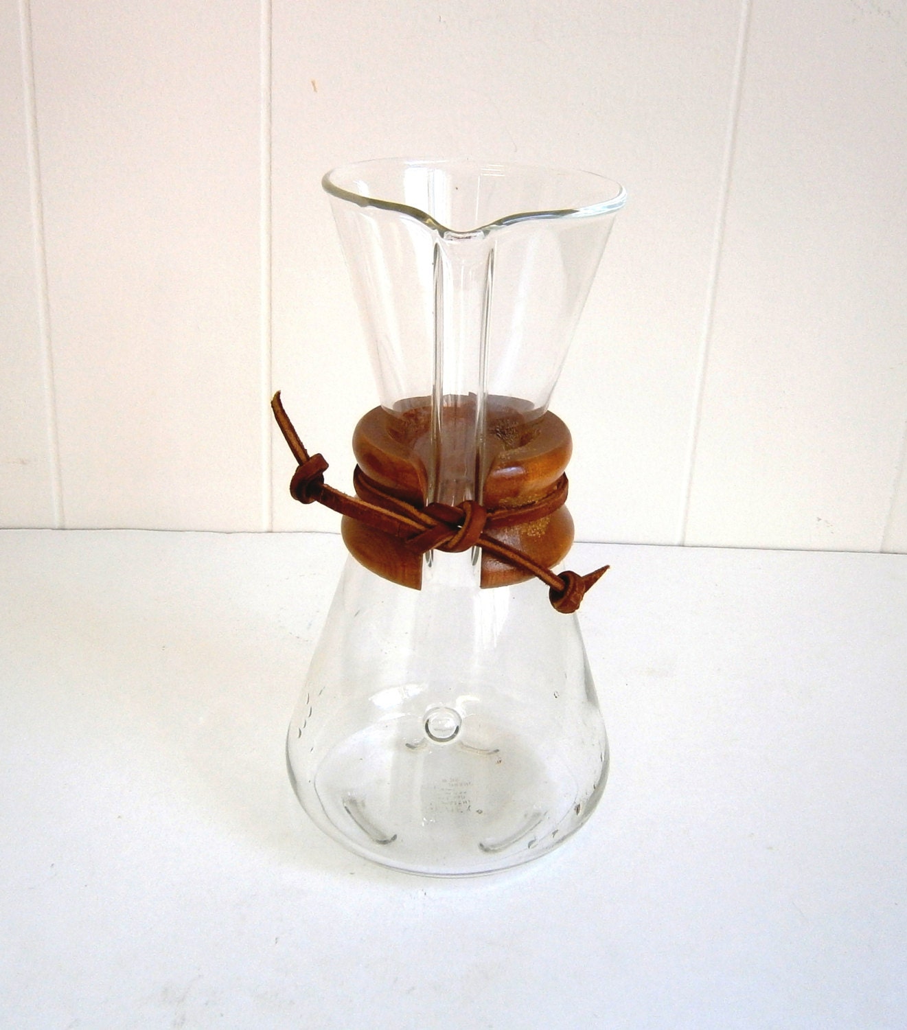 Vintage Chemex Glass Coffee Maker 3 Cup by ModernisticVintage
