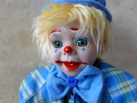 vintage porcelain clown