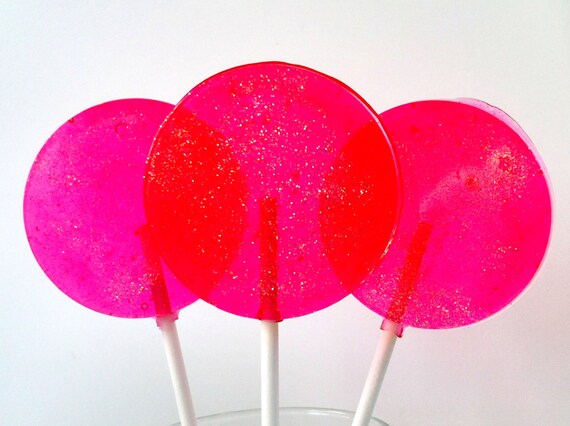 Items similar to Watermelon Lollipops, It's a Girl, Party Favors, Baby