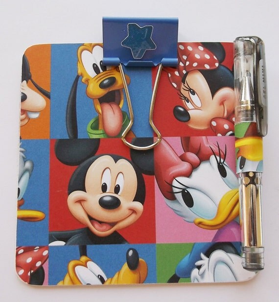 Post It Notes Holder Mini Clipboard & Pen Set by GiftsNThisNThat