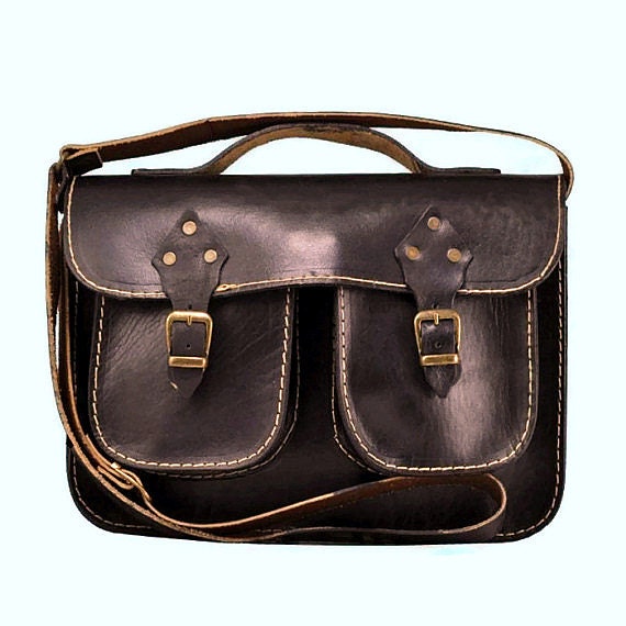 Handmade ,Black Leather ,Messenger Bag ,ipad Bag ,for men ,for him ,women ,unisex ,mothers day gift ,under 100 ,MADE TO ORDER - ammaciyo Handmade ,Black Leather ,Messenger Bag ,ipad Bag ,for men ,for him ,women ,unisex ,mothers day gift ,under 100 ,MADE TO ORDER - ammaciyo