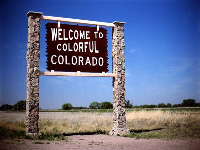 Welcome to Colorful Colorado Photo Sign America Road by DWKNYPHOTO