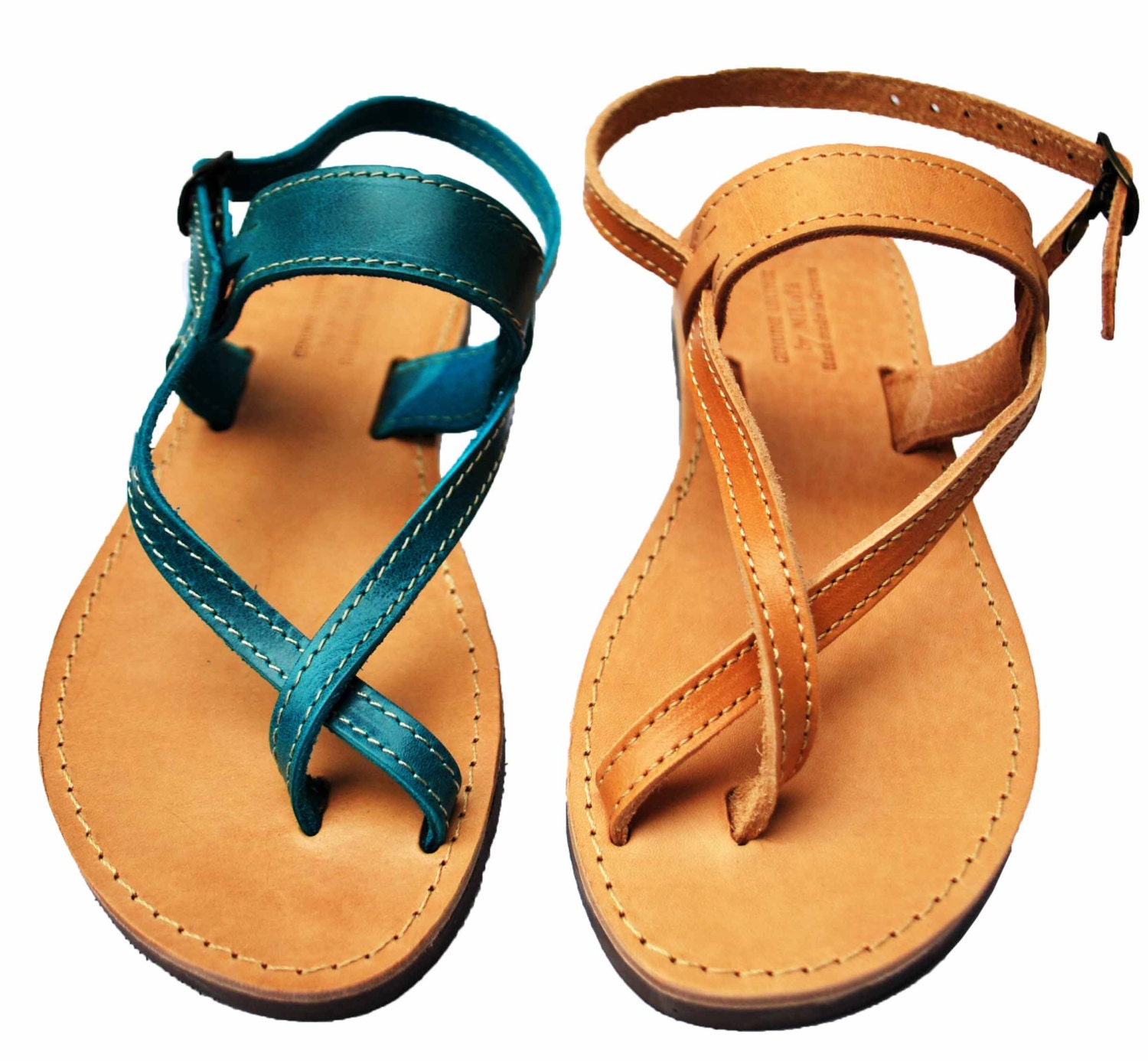 Toe-wrapper Leather Sandals - NikolaSandals