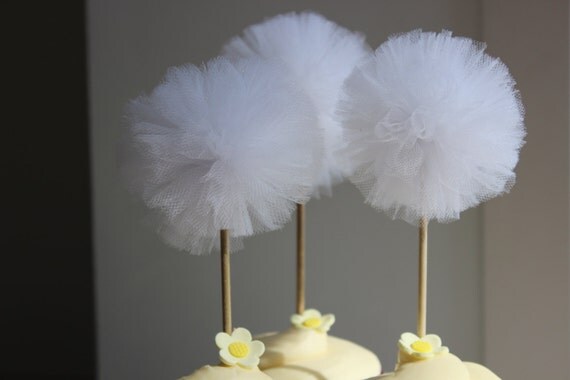 Whimsy Wendy Reusable Tulle Puff Cake Toppers Il_570xn