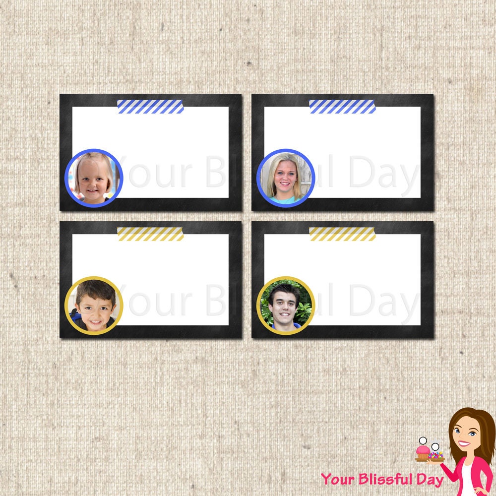 PRINTABLE Chalkboard Graduation Party Label Tents (Color of your choice) Il_570xn