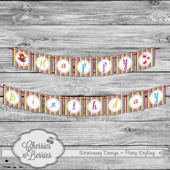 Spa Party Printable Banner Il_570xn